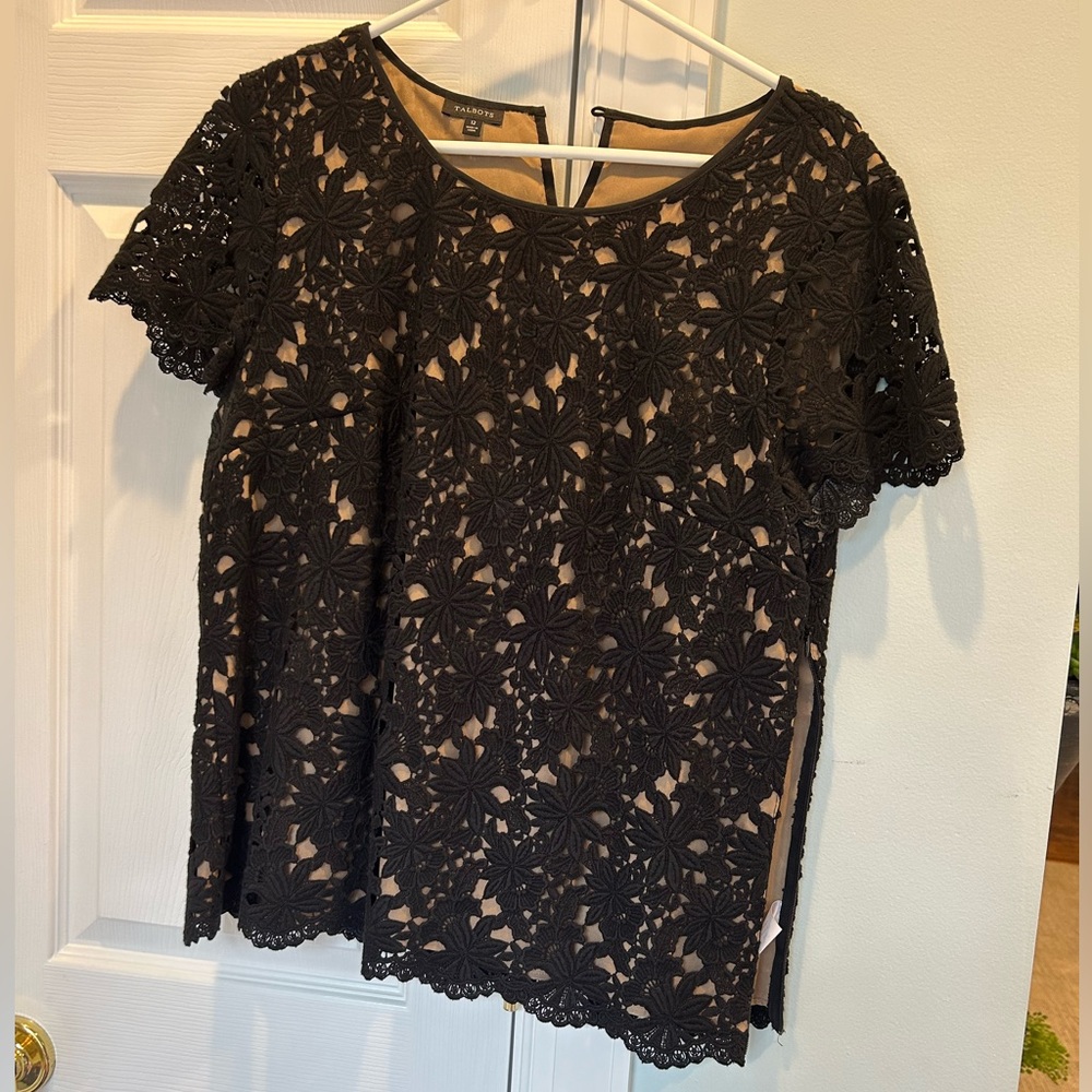Black and nude tops